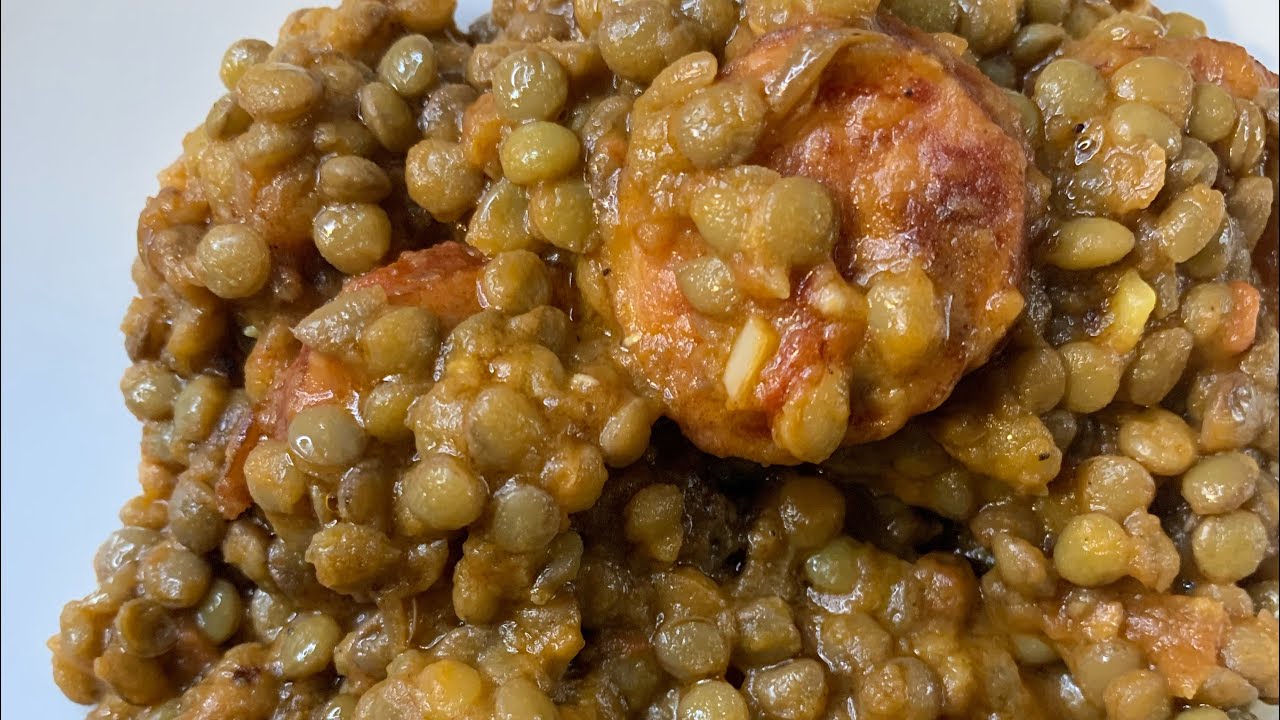 LENTILLES AUX SAUCISSES,Rcette facile et rapide