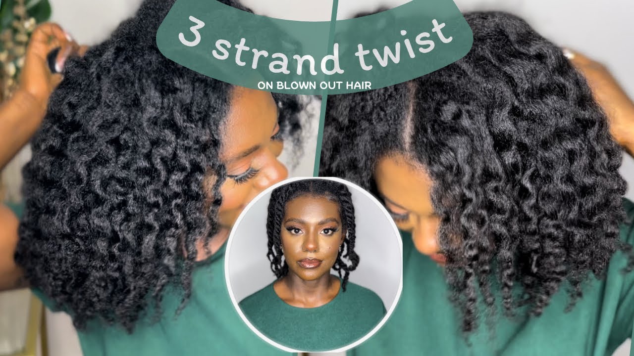 COME OTTENERE DELLE ONDE MORBIDE SU CAPELLI AFRO KINKY CON I TWIST | 3 STRAND TWIST OUT