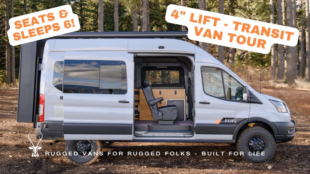 4” Lifted Transit Van Tour with Axis Revolver