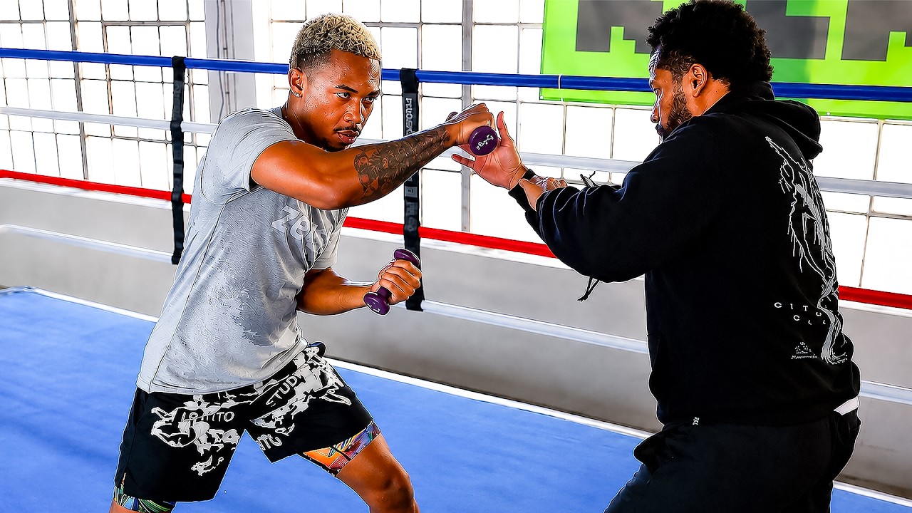 DeenTheGreat Gets FIGHT READY With Adrien Broner&rsquo;s Former Coach GT! 🥊🔥