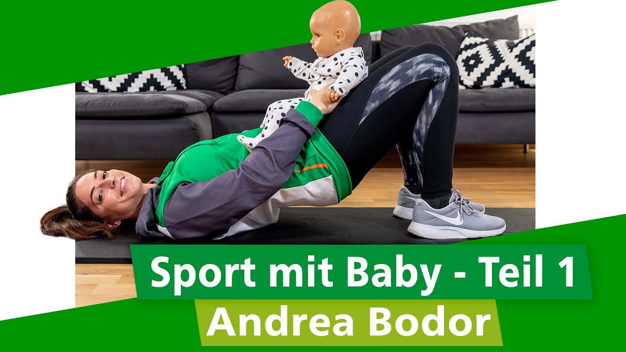 Sport mit Baby - Übungen für zu Hause