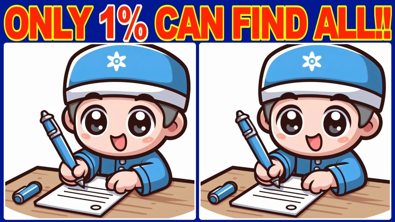 【Spot the Differences】🔥 Extreme Difficulty: 90-Second Brain Test