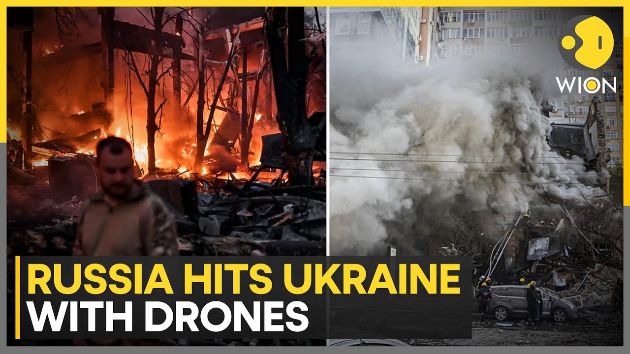 Russia Strikes Ukraine with Drone Attack, Thousands Lose Power | WION