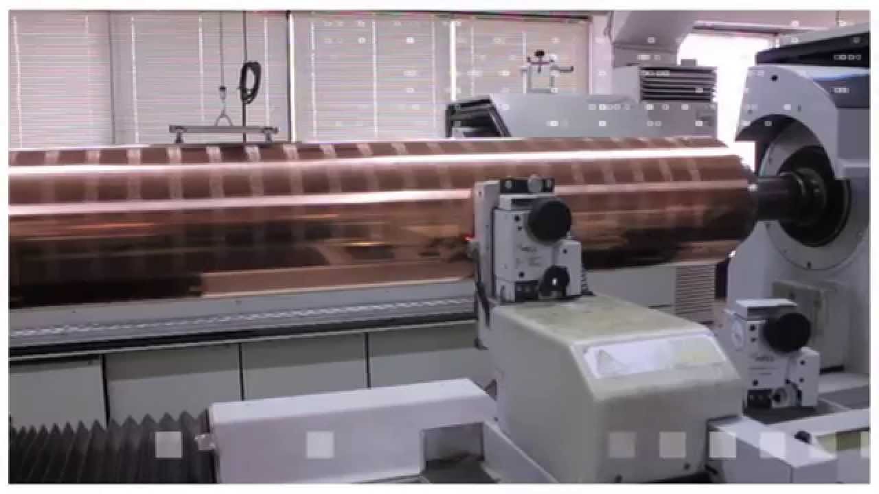 Full process of rotogravure cylinder production Gravure Karagiannis