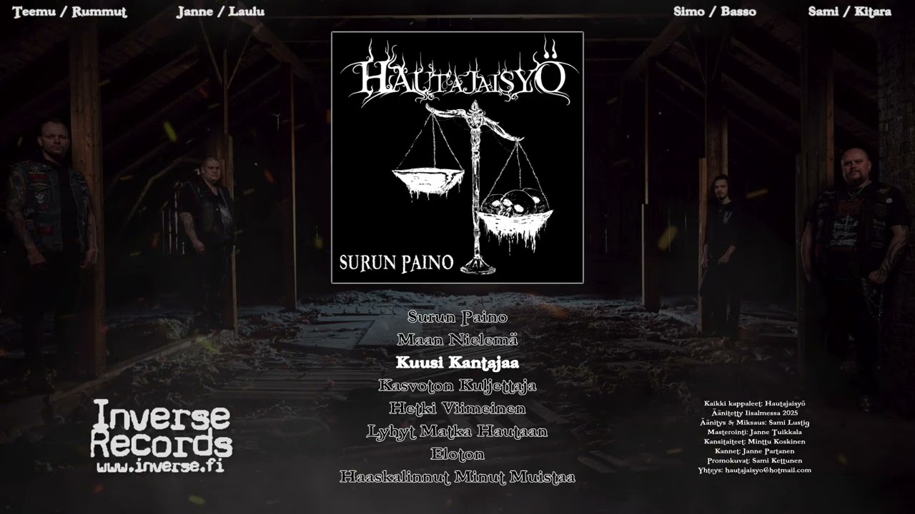 Hautajaisy&ouml; - Surun Paino (Full Album)