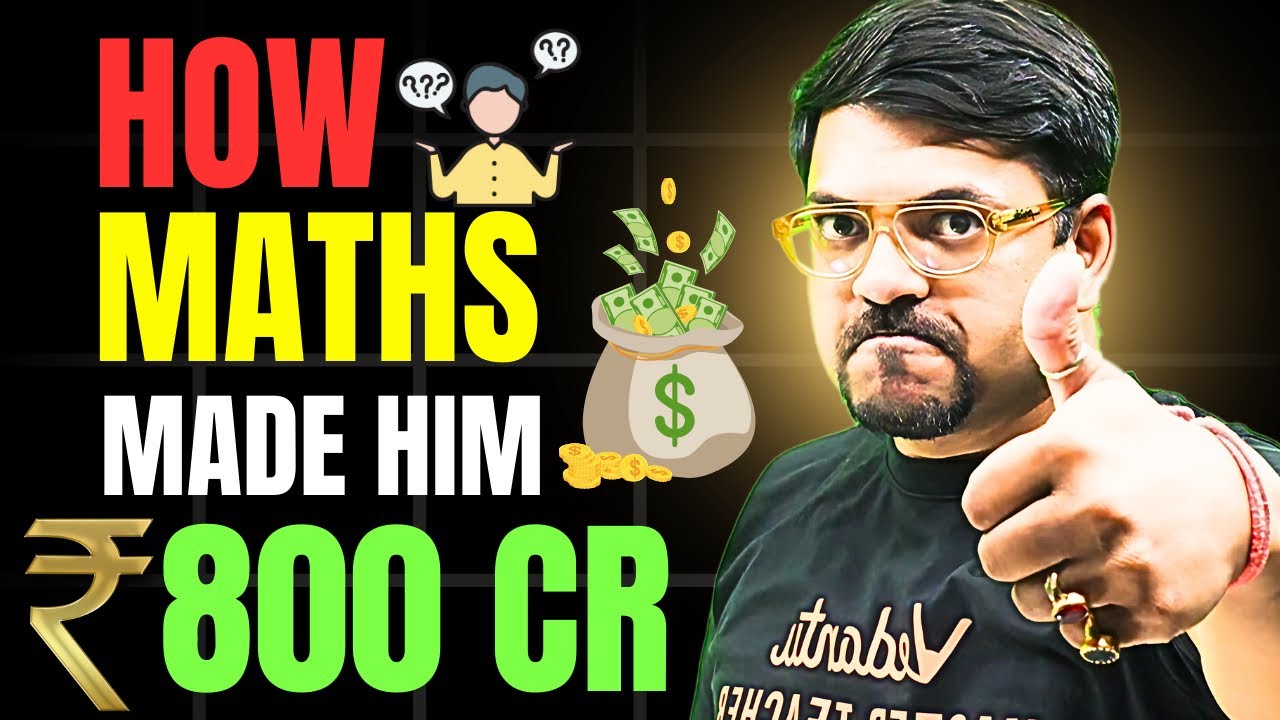 How Maths Created ₹800 CR Wealth 💰 | True Story | Harsh Sir