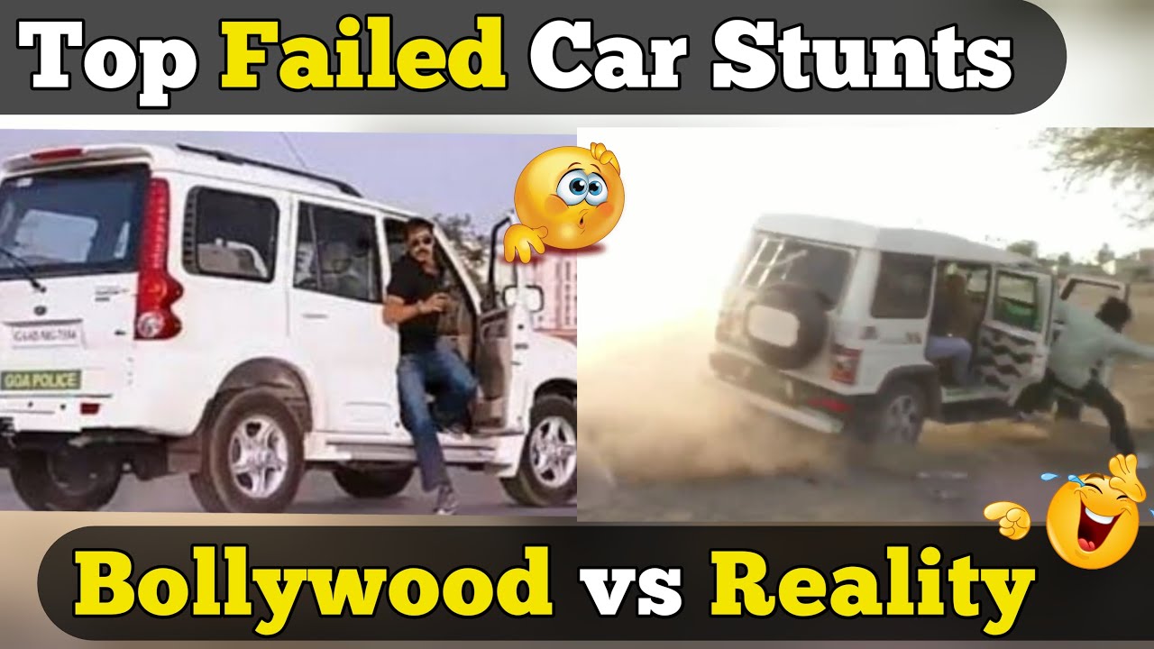 Funny Car Stunts | Bollywood vs Reality | Top Car Stunts |