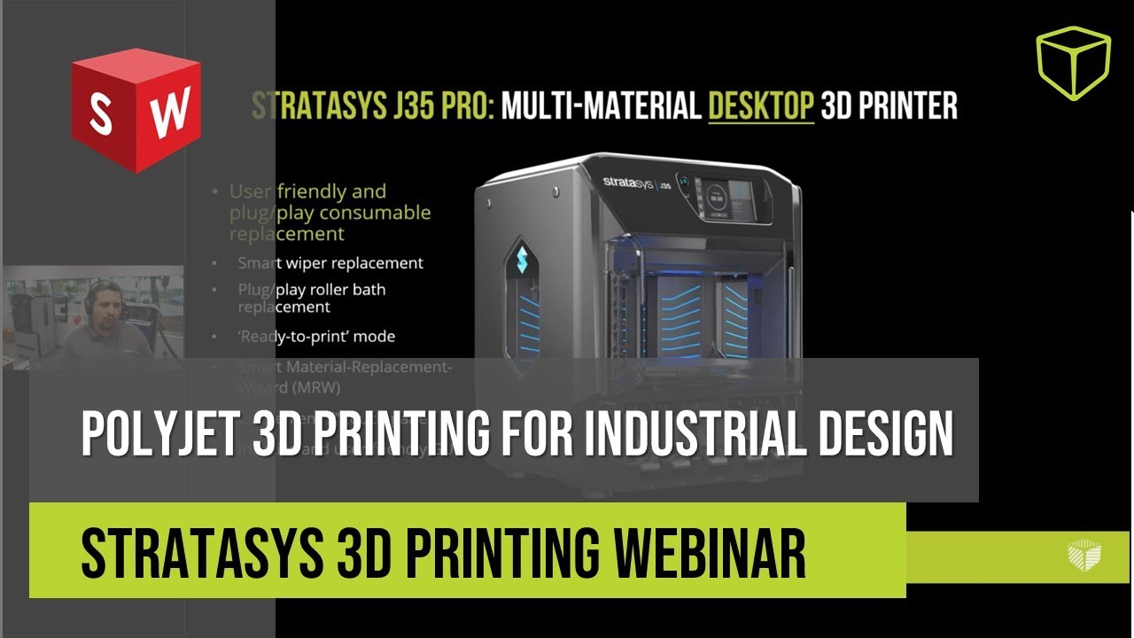 J35 Pro & J55 Prime: PolyJet 3D Printing for Industrial Design
