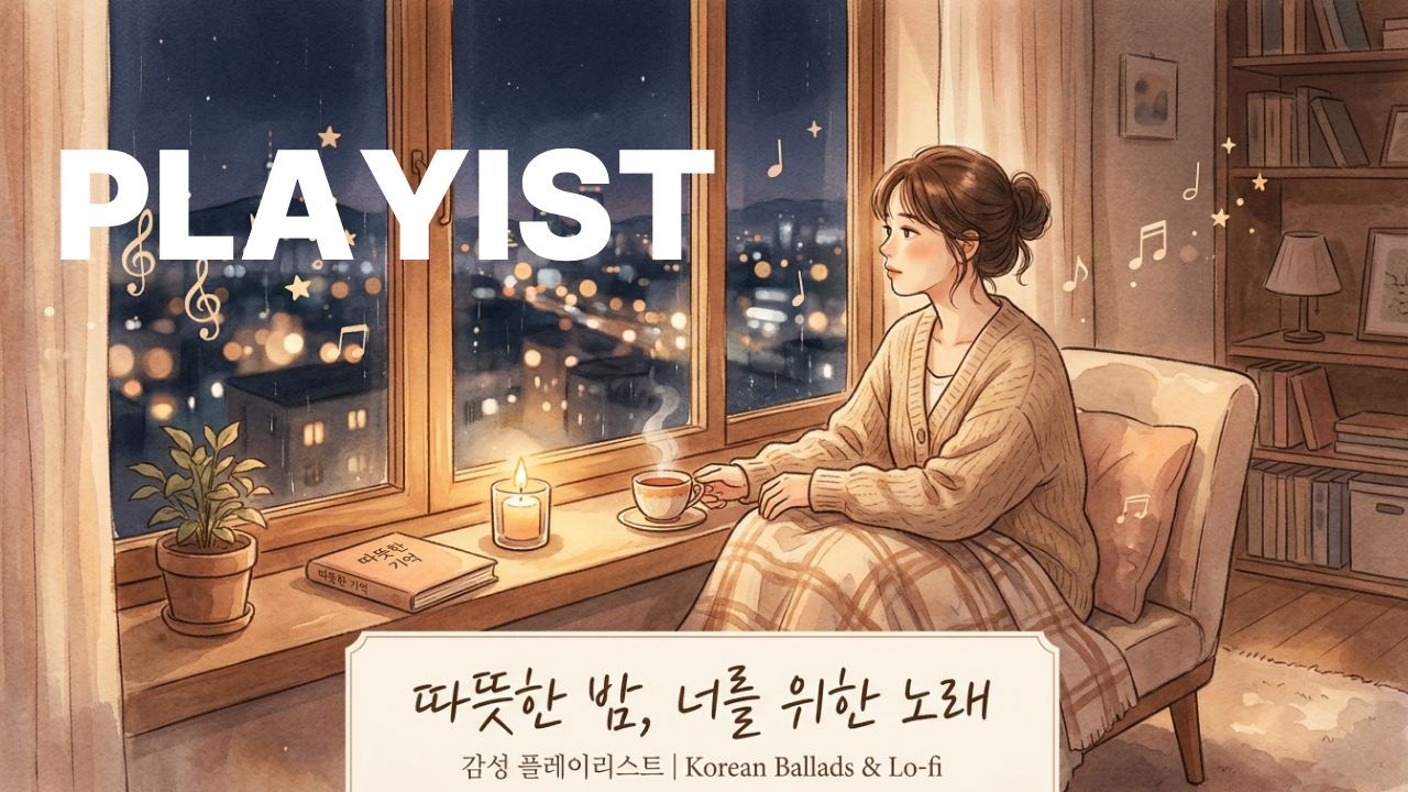 🎧 지친 하루 끝에 듣는 위로의 인디 Playlist#퇴근플리 #밤감성 #저녁감성 #힐링음악 #잔잔한음악 #요즘난복잡해 #시도해봐야알지 #연말정산 #하얀눈이내려와 #떠나간너
