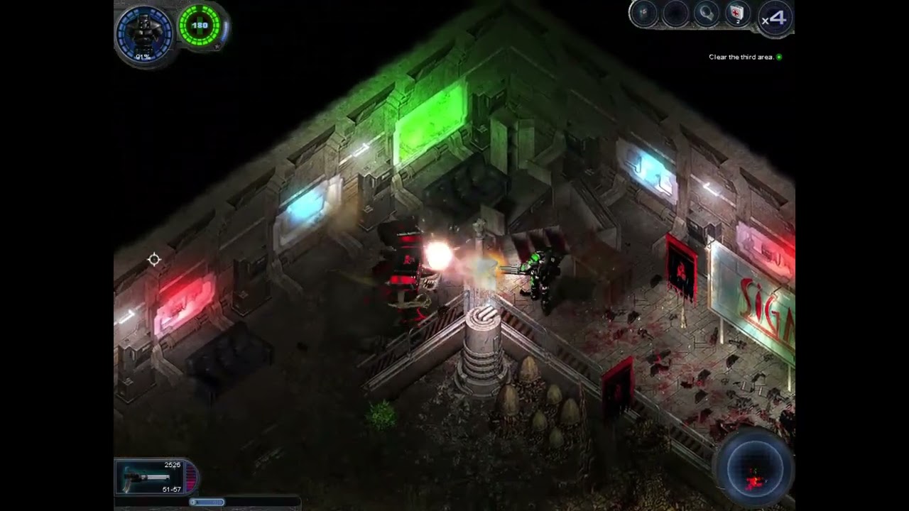 Alien Shooter 2. Custom Mission. Gameplay.