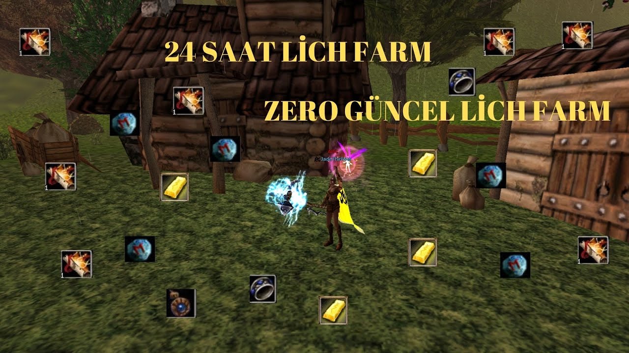 EN GÜNCEL LİCH FARM 2025 / 24 SAAT / KNİGHT ONLİNE ZERO