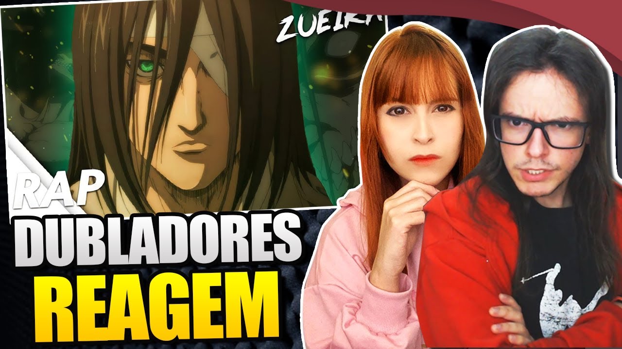 Eren e Mikasa vendo o RAP: FACÇÃO YEAGER | Byakuran