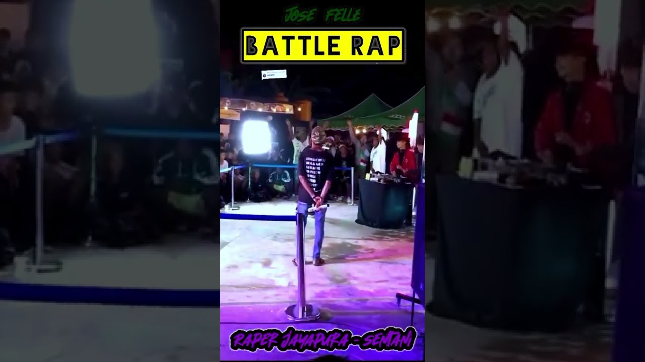 BATTLE RAP ‼️ Jose felle Rapper jayapura sentani BIKIN LAWAN K.O 😱 
