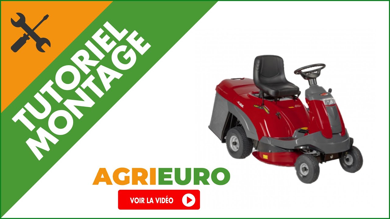 Tondeuse Rider autoportée Castelgarden XF 135 HD - Montage complet