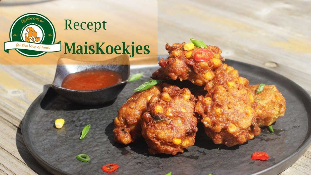 Maiskoekjes Indonesisch recept: Frikadel jagung (djagoeng)