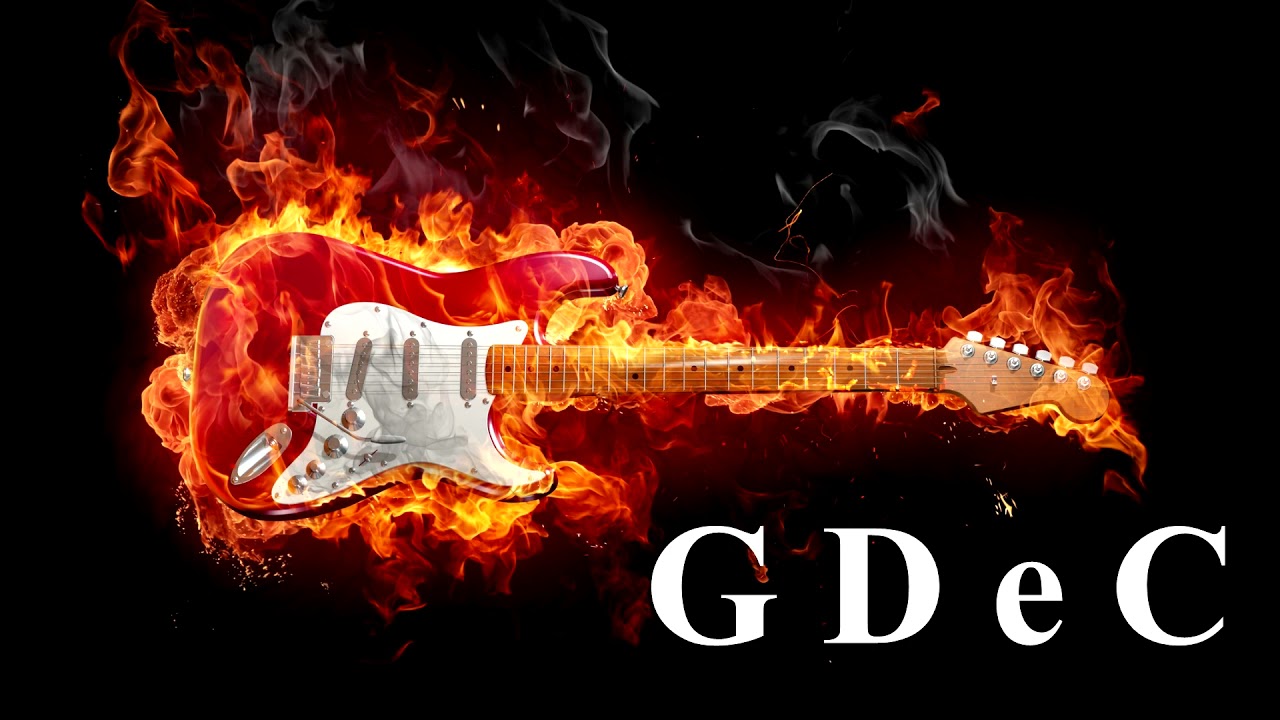 Guitar Backing Track - Fast Rock in G Major 160bpm