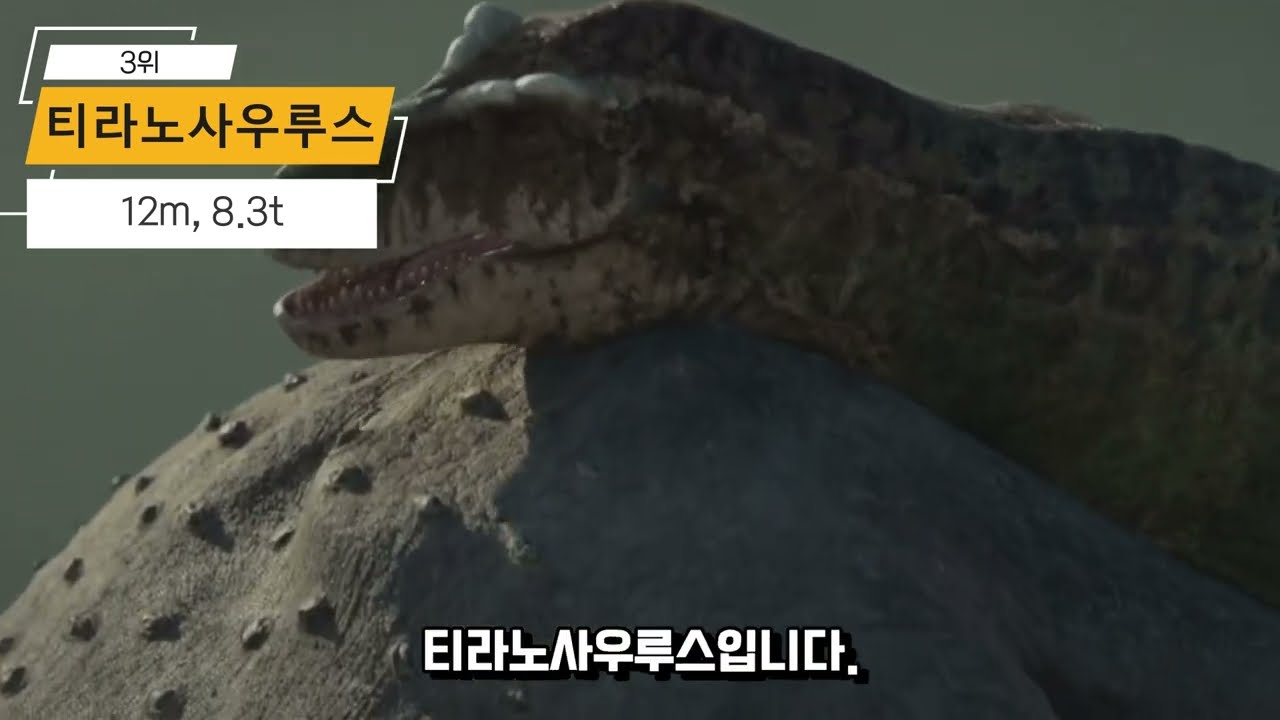티라노가 3위?!? / 완전히 바뀐 최강의 육식 공룡 Top12 ㅋㅋㅋ