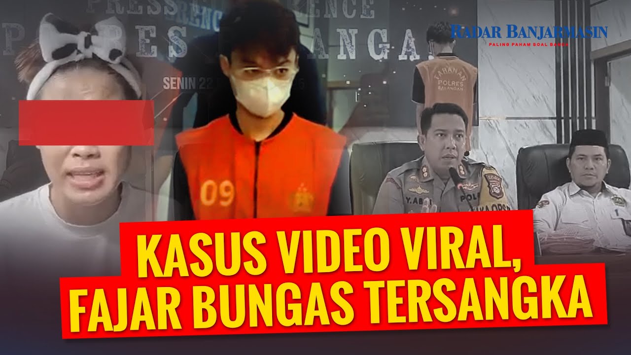 Polres Balangan Tetapkan Selebgram Banua Fazar Bungas sebagai Tersangka Kasus Viralnya Video Asusila