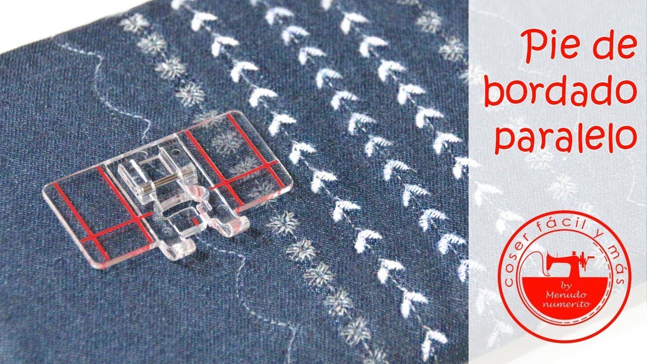 Prensatelas para bordar o coser en paralelo