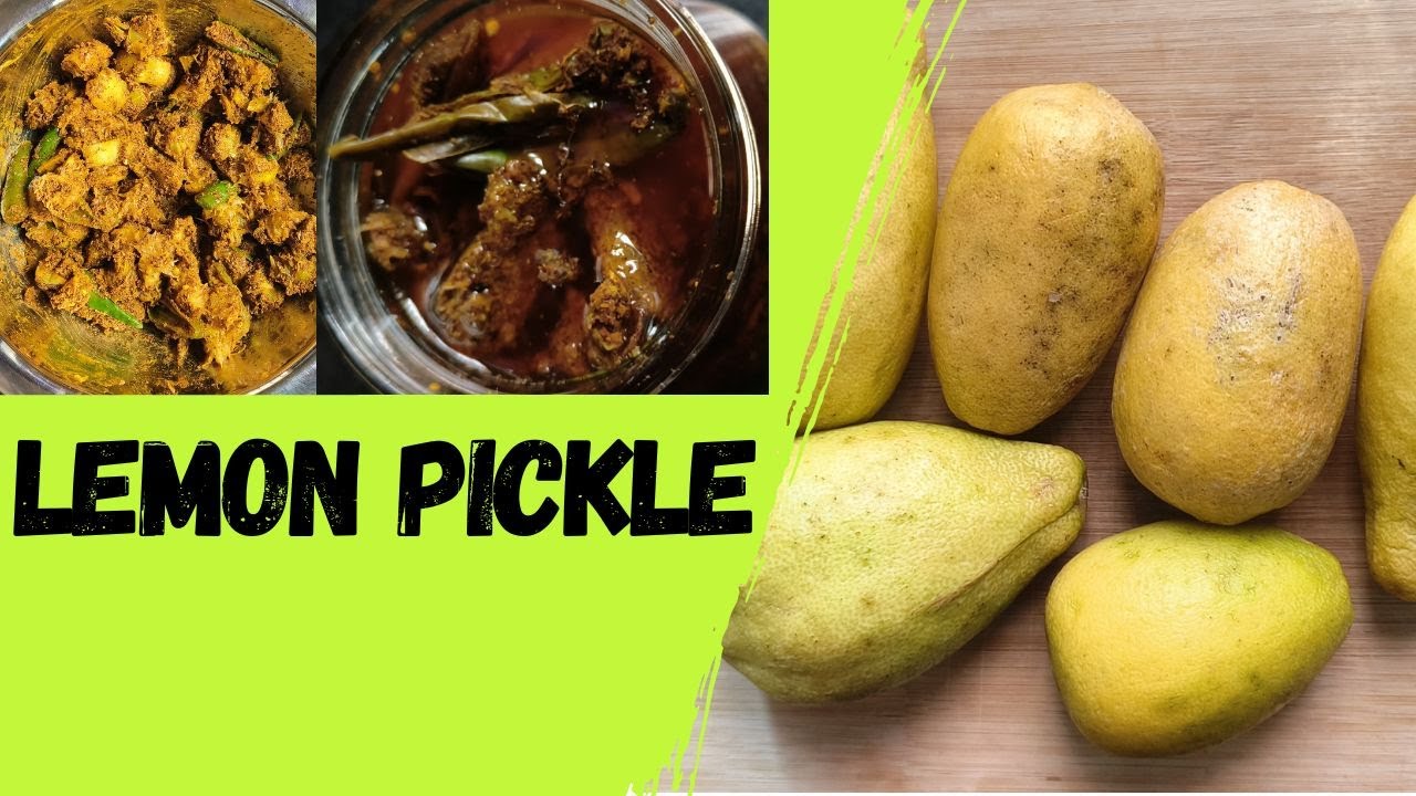 Easy Kagati ko Achar Recipe | Nepali Lemon Pickle