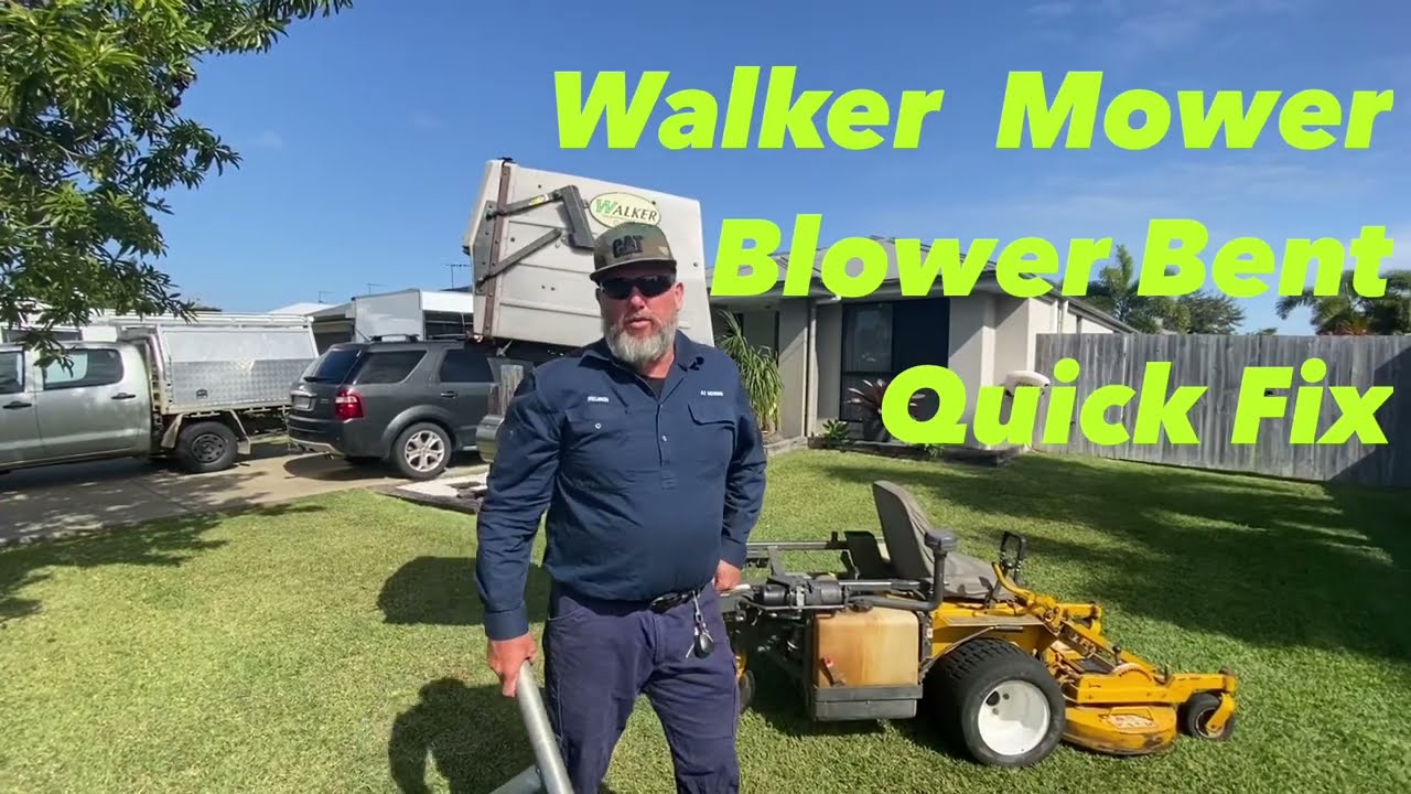 Walker Mower Blower Bent