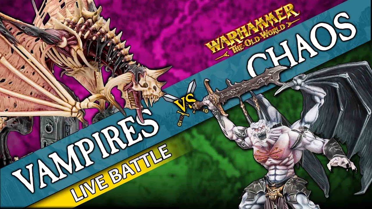 Vampire Counts vs Warriors of Chaos | Warhammer - The Old World (Live Battle Report)
