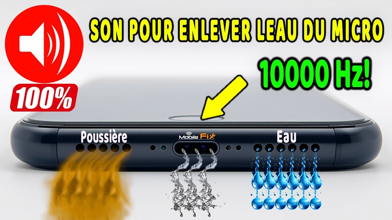 Son Pour Enlever La Saleté Du Micro