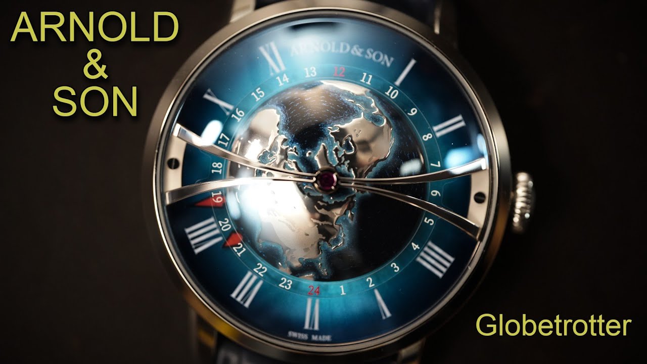 Arnold & Son Globetrotter in Steel Blue 