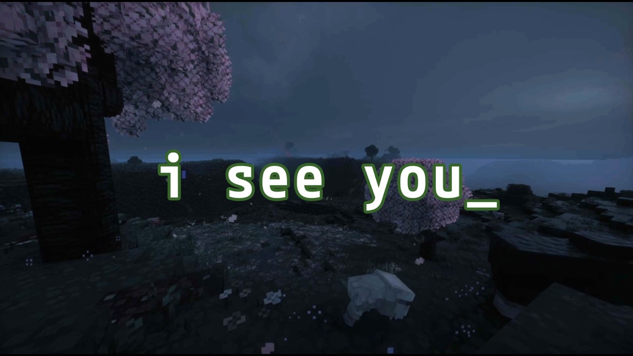 you’re safe here tonight... (minecraft music w/ night)