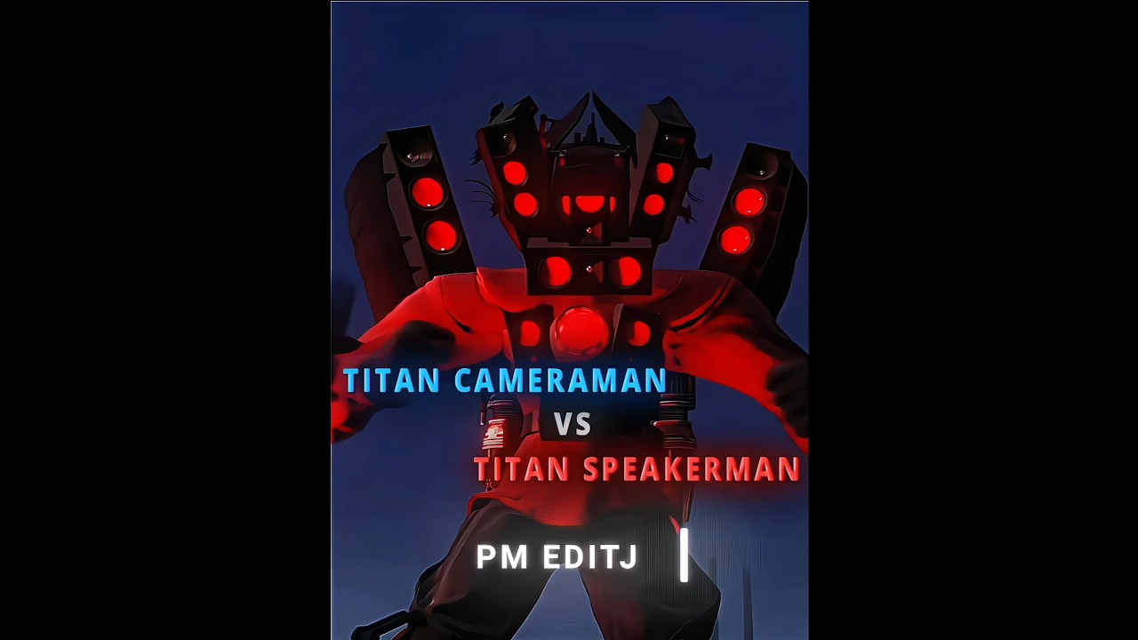 😂 Titan Cameraman vs Titan Speakerman Funniest Moments Ever#skibiditoilet #skulledit