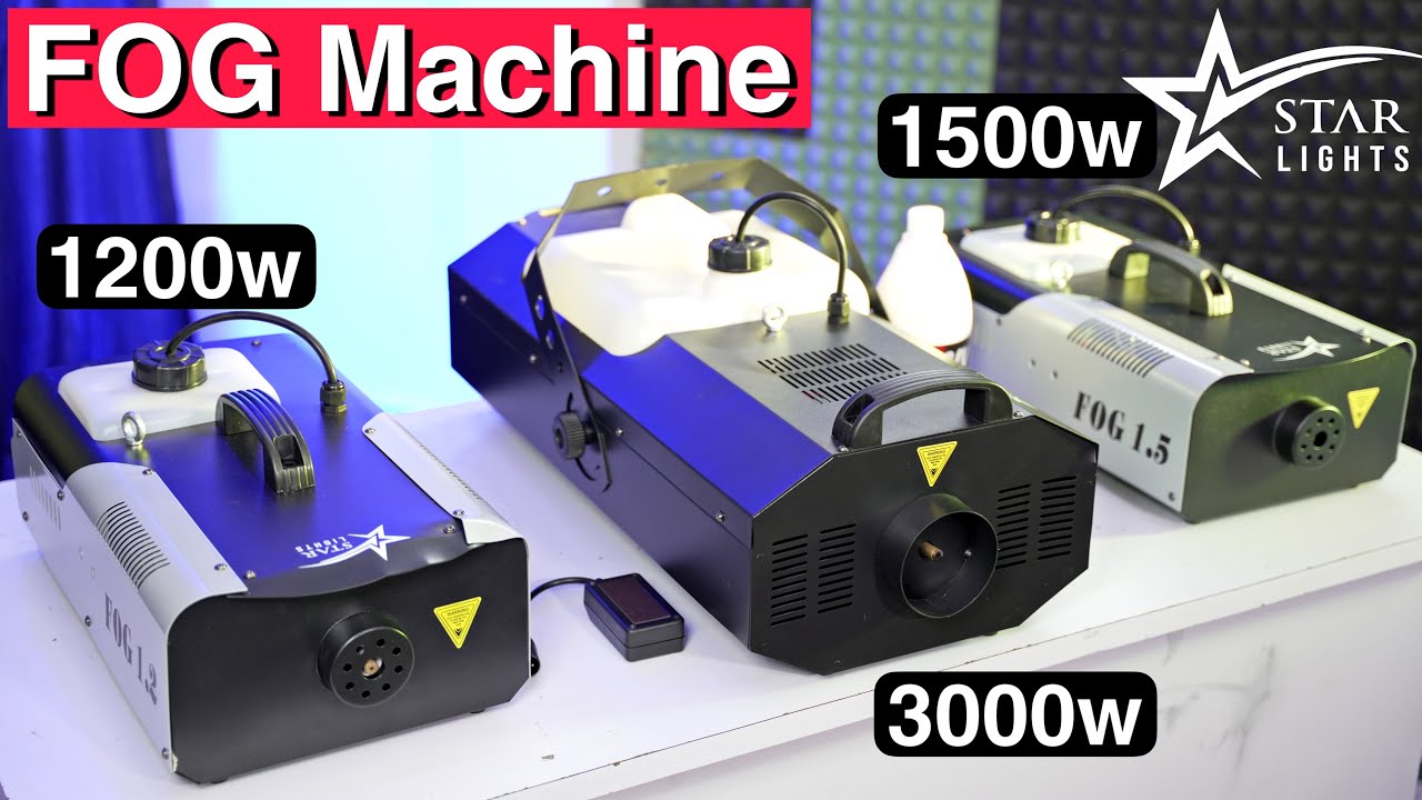 DJ Fog Machines DJ Party Roadshow के लिए॥1200w,1500w ओर सबसे तगड़ी 3000w