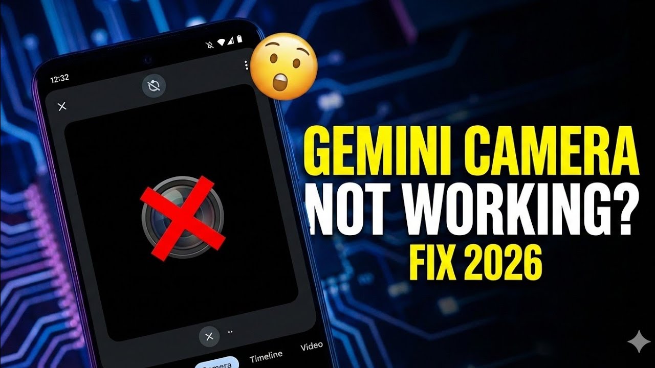 How to fix gemini live camera not working problem 2026