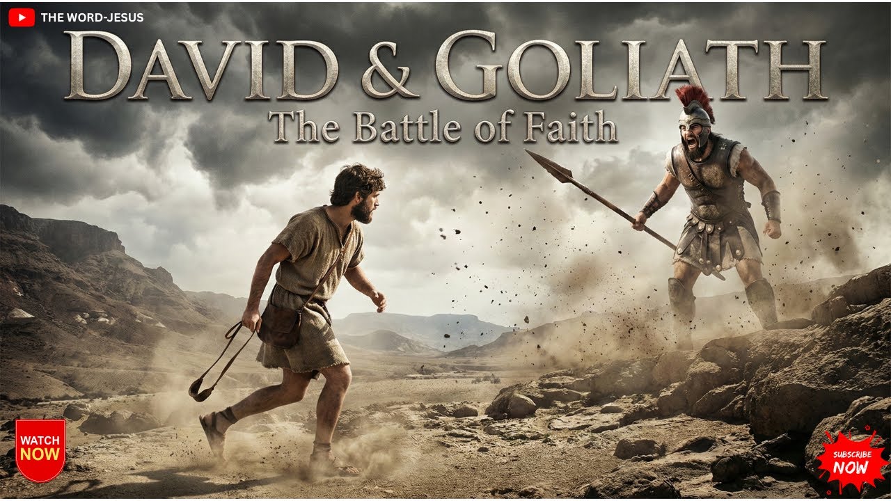 David vs Goliath | When Faith Defeats Fear | Biblical Cinematic Story