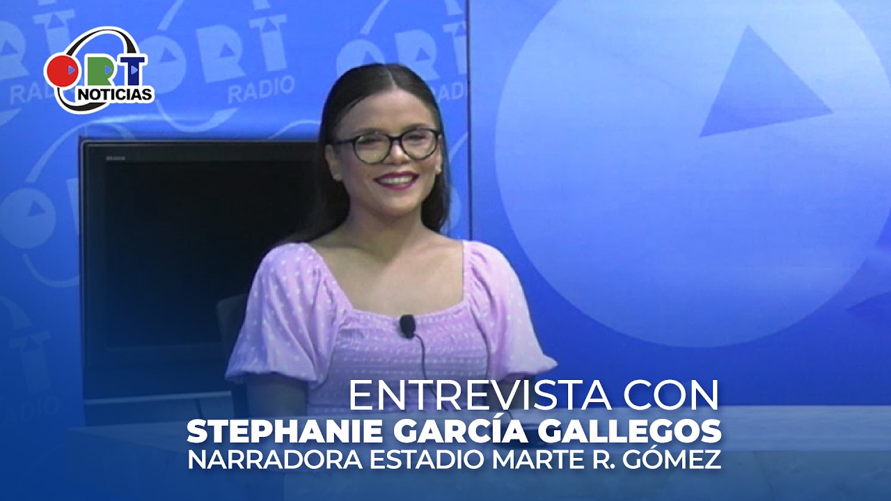 Los deportes | Entrevista con Stephanie García Gallegos, narradora estadio Marte R. Gómez.