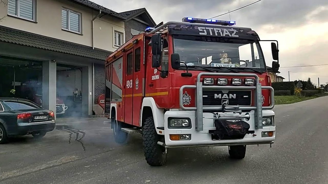 Alarmowanie oraz wyjazd alarmowy OSP KSRG Sieklówka
