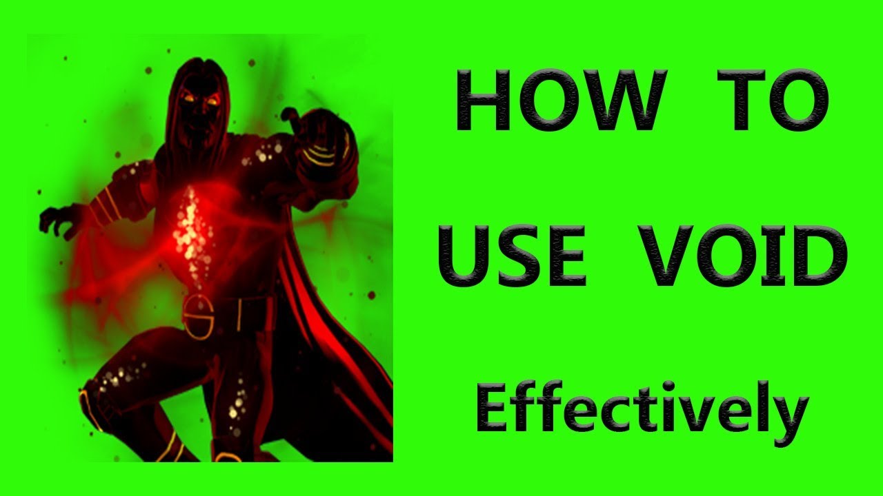 HOW TO USE VOID EFFECTIVELY marvel contest of champion