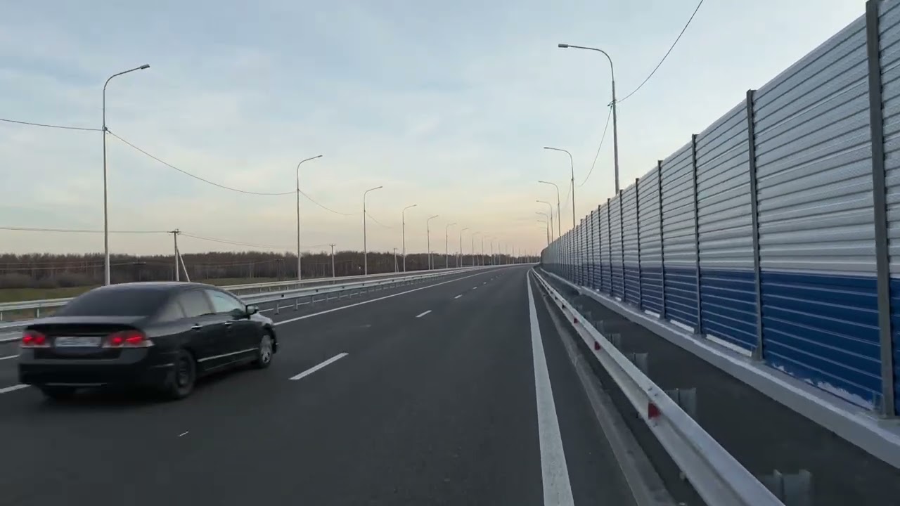 Дорога из Сургута на новый Мост через Обь 16.10.2025г.
