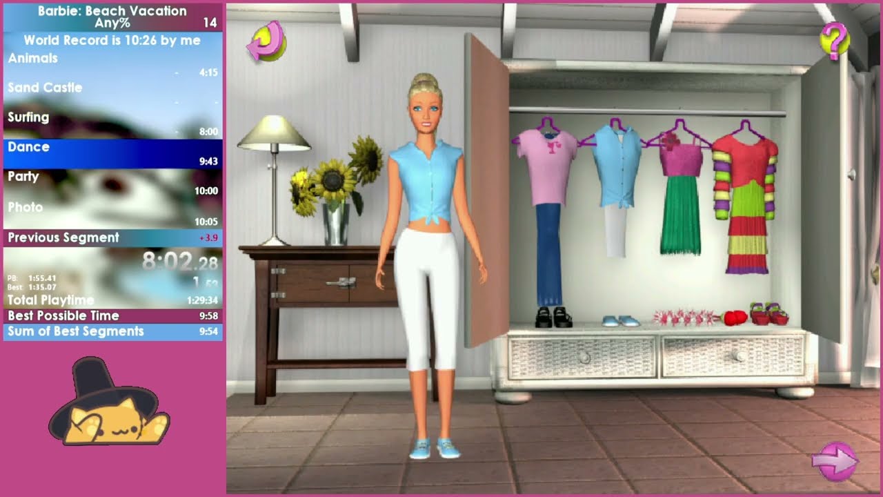 Barbie: Beach Vacation Speedrun (Any%) 9:55