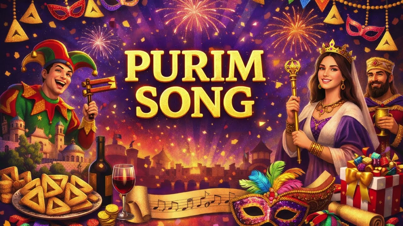 Purim Song 🎭 From the Dark to the Light | Jewish Kids & Family Music