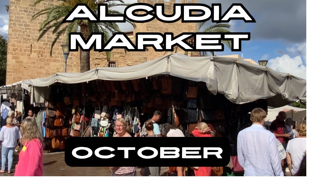 Alcudia Tuesday Market 22nd October 2024.