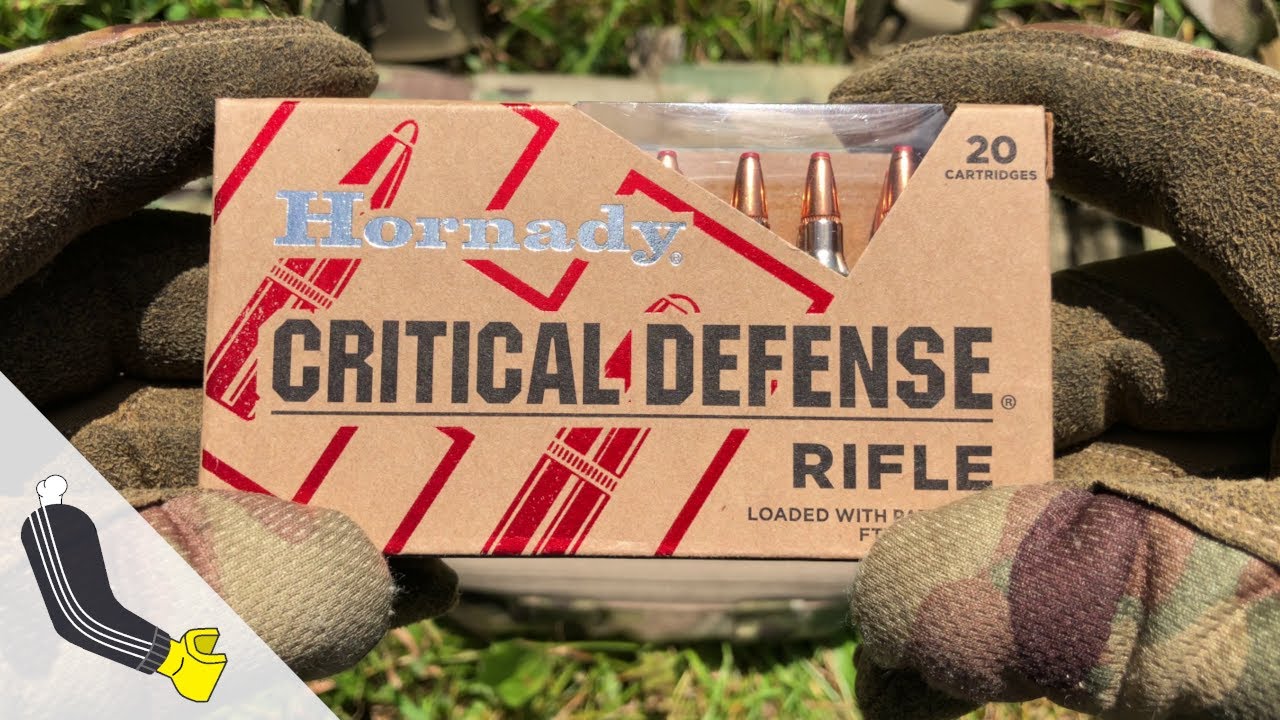 .223 Remington Hornady Critical Defense 55gr. FTX Nickel Plated Case//Velocity Test