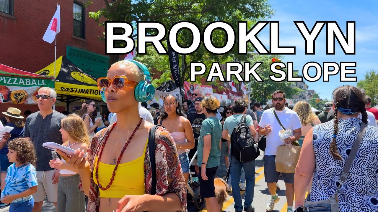 NEW YORK CITY Walking Tour [4K] - BROOKLYN - PARK SLOPE