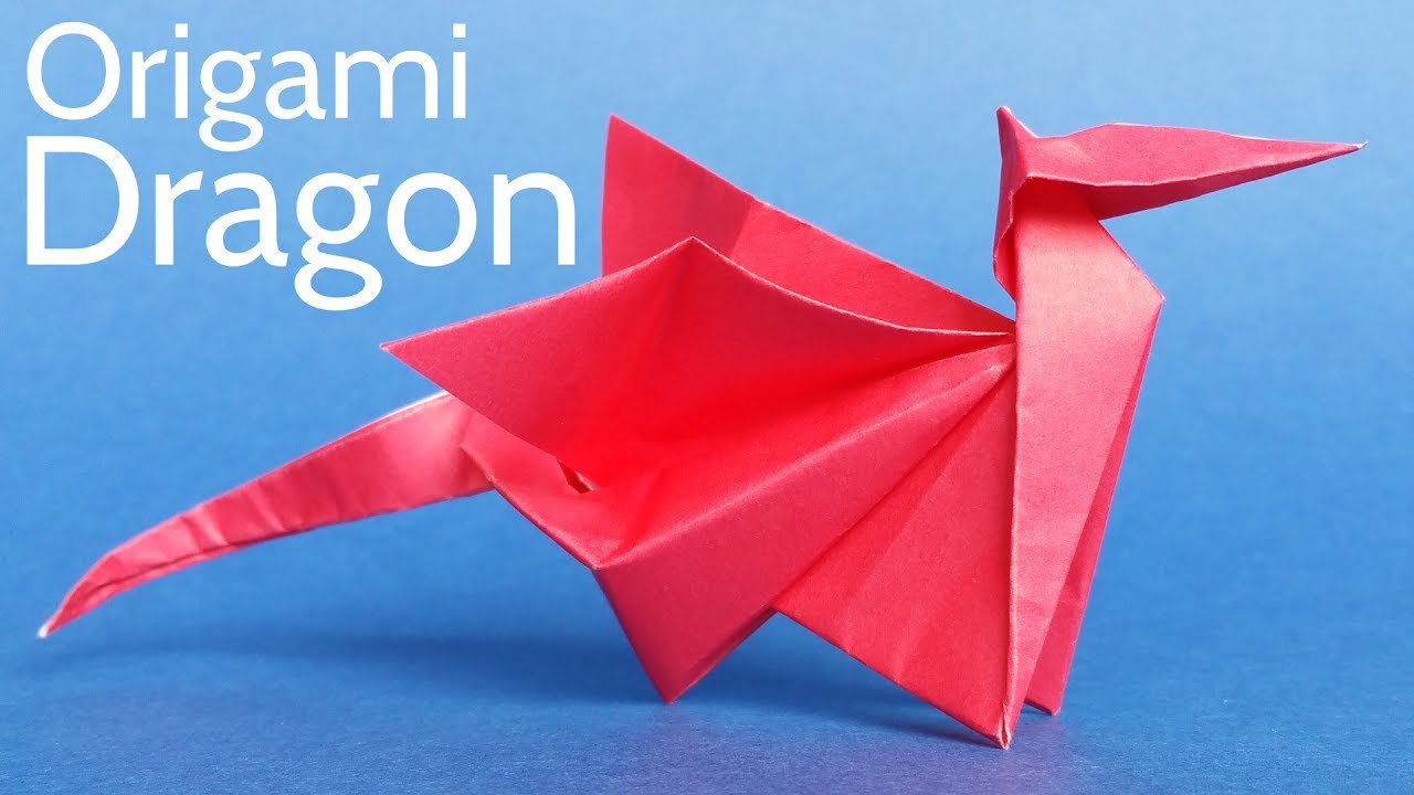 Easy Origami Dragon Tutorial - Step by Step Instructions to Make an Easy but Cool Origami Dragon!