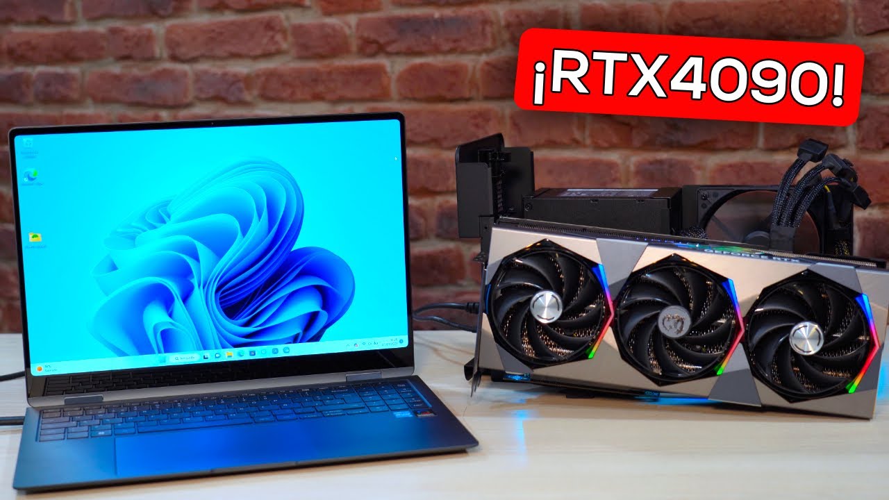 Pongo la GPU RTX 4090 en mi PORTATIL y Ahora es una BESTIA!!