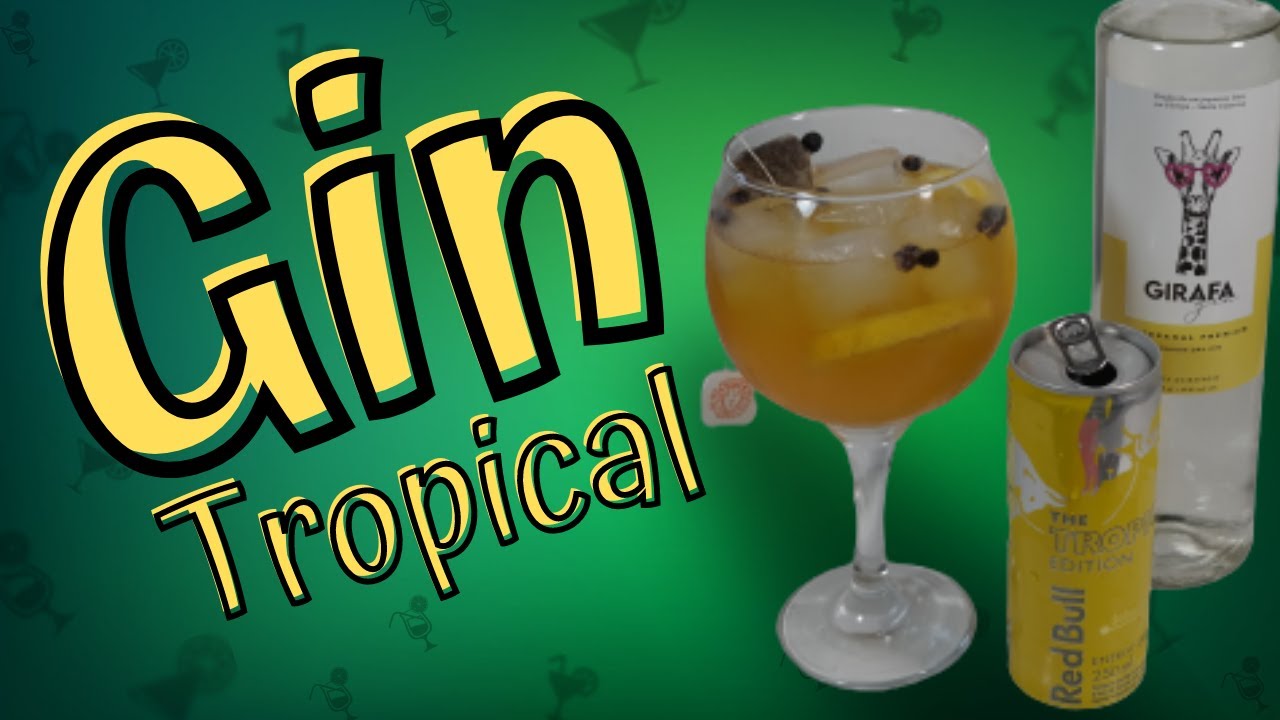 [PASSO A PASSO] Como Fazer GIN COM REDBULL TROPICAL l Rolê Drinks