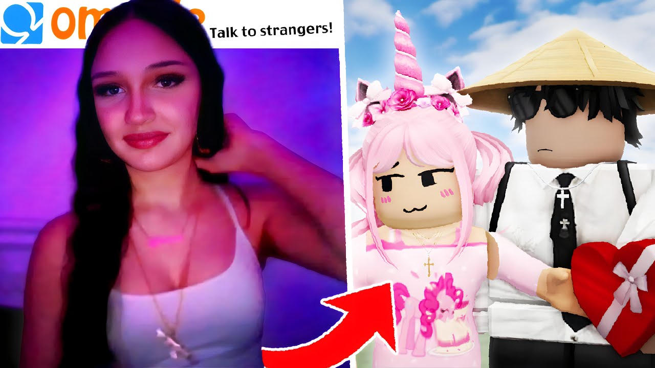 I Went On A VALENTINES DATE With A STRANGER From Omegle.. (Roblox)