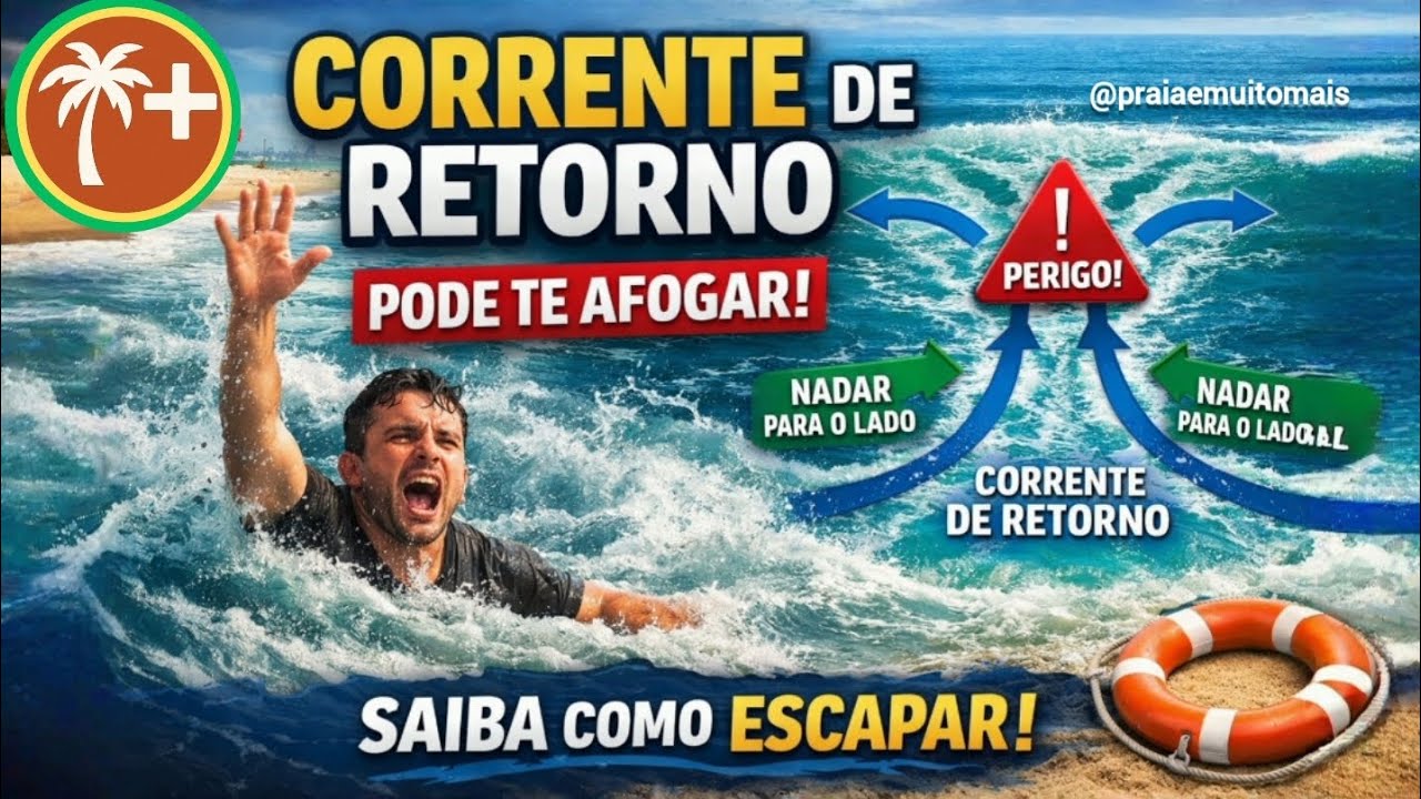 🌊 CORRENTE DE RETORNO: ISSO PODE SALVAR SUA VIDA! 