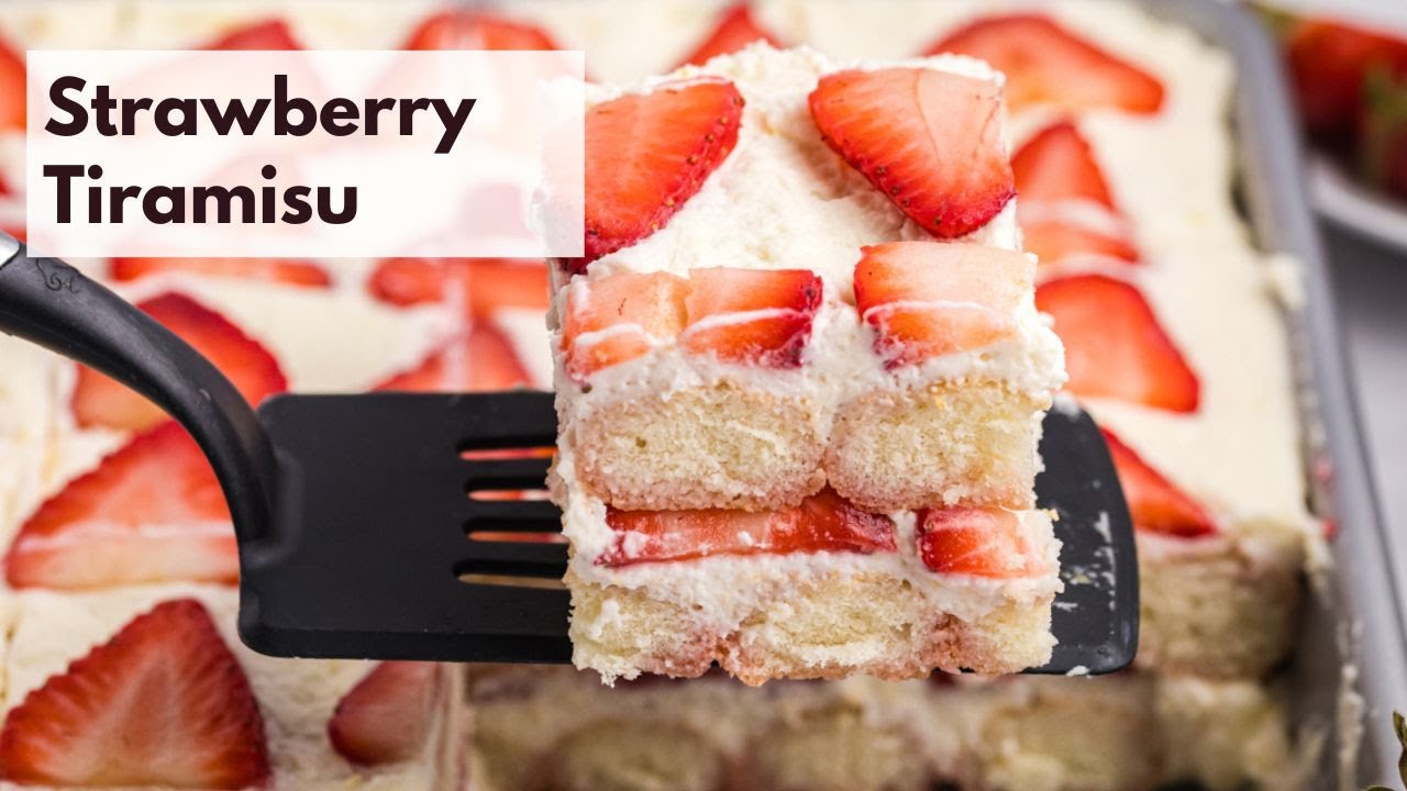 Strawberry Tiramisu Recipe | Perfect No-Bake Summer Dessert