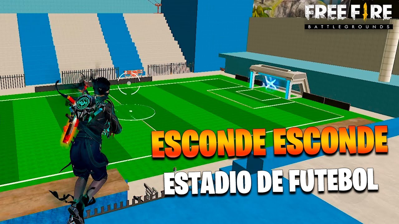 Esconde esconde no estadio de futebol no free fire #freefire #ff