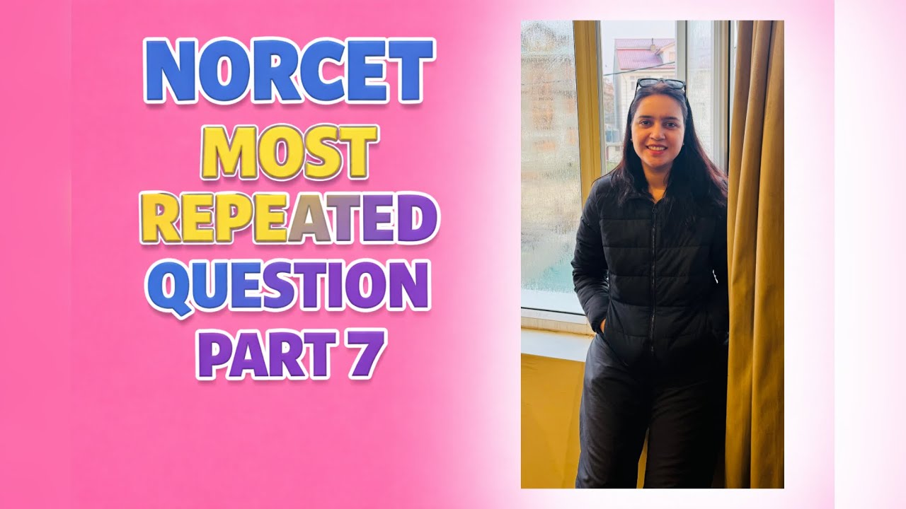 NORCET PYQs Marathon 💯 | Important Questions with Explanation